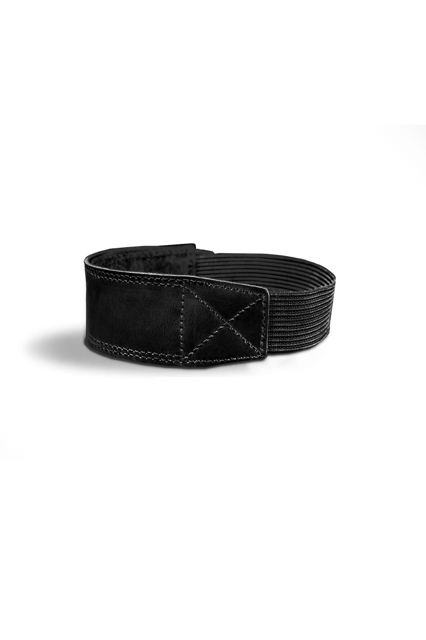 Correa de velcro de cuero desmontable (negro)