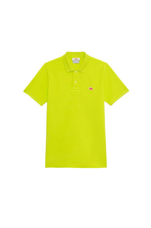 Knitted Polo Shirt Neon