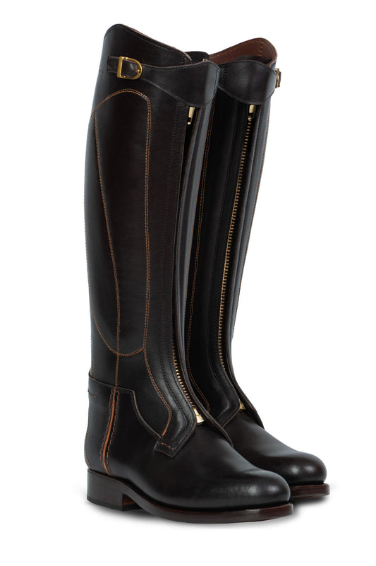 Custom Made D3O 3 Layer Boots (Dark Brown)