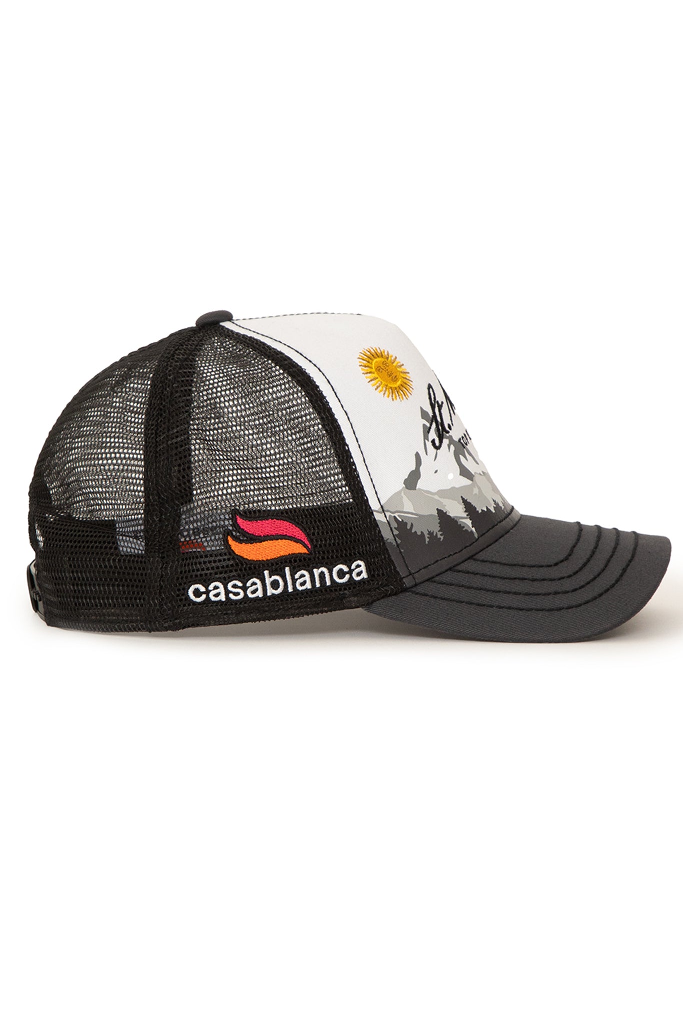 St. Moritz Grey Trucker Cap