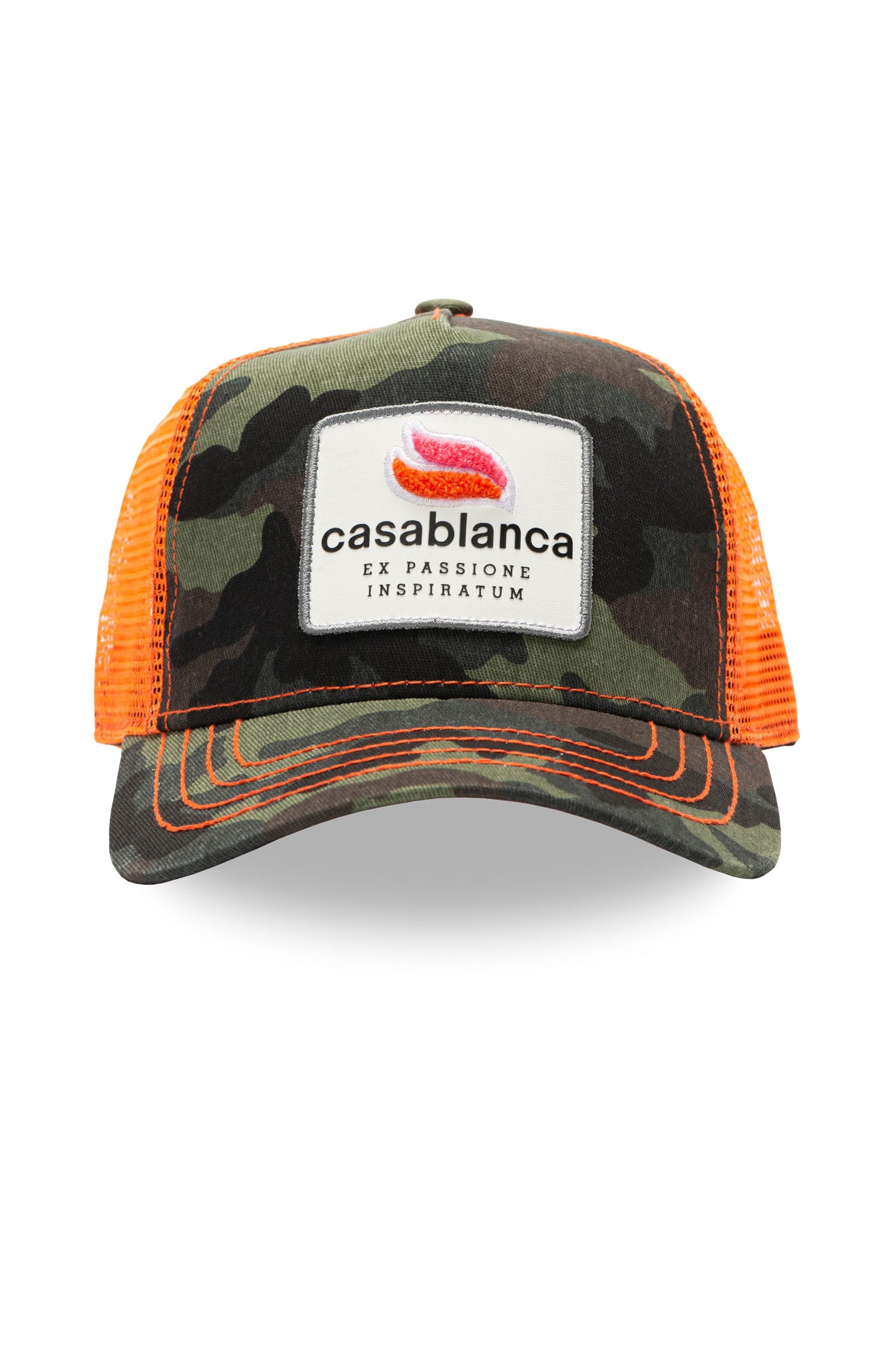 Neo Orange Trucker Cap