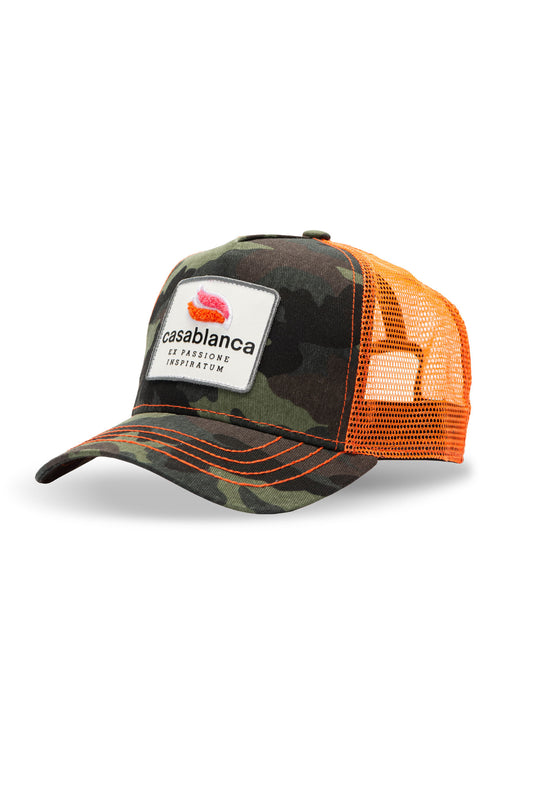 Neo Orange Trucker Cap