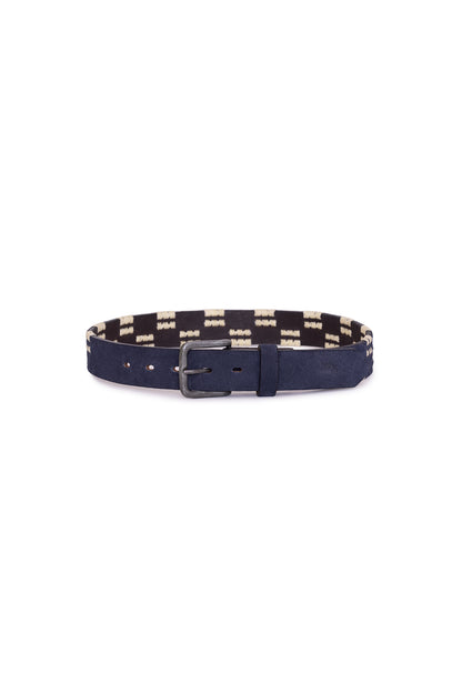 Brio Blue Suede Belt