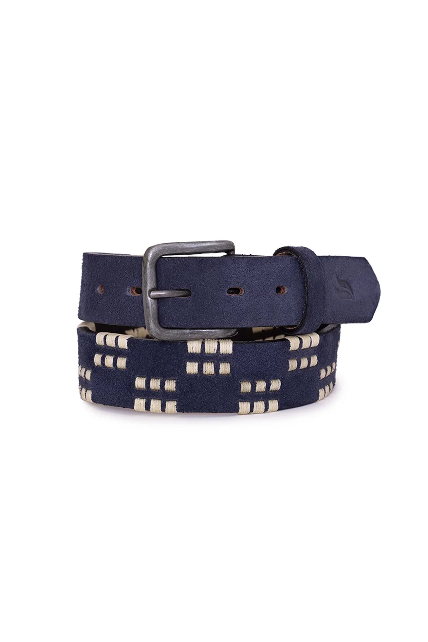 Brio Blue Suede Belt