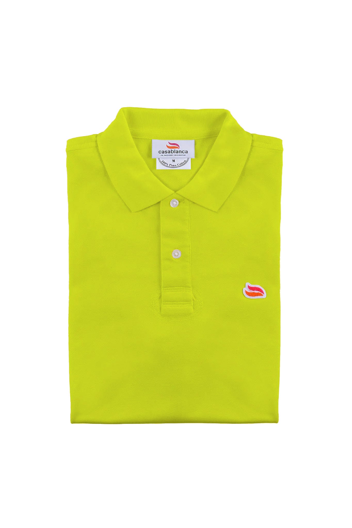 Knitted Polo Shirt Neon