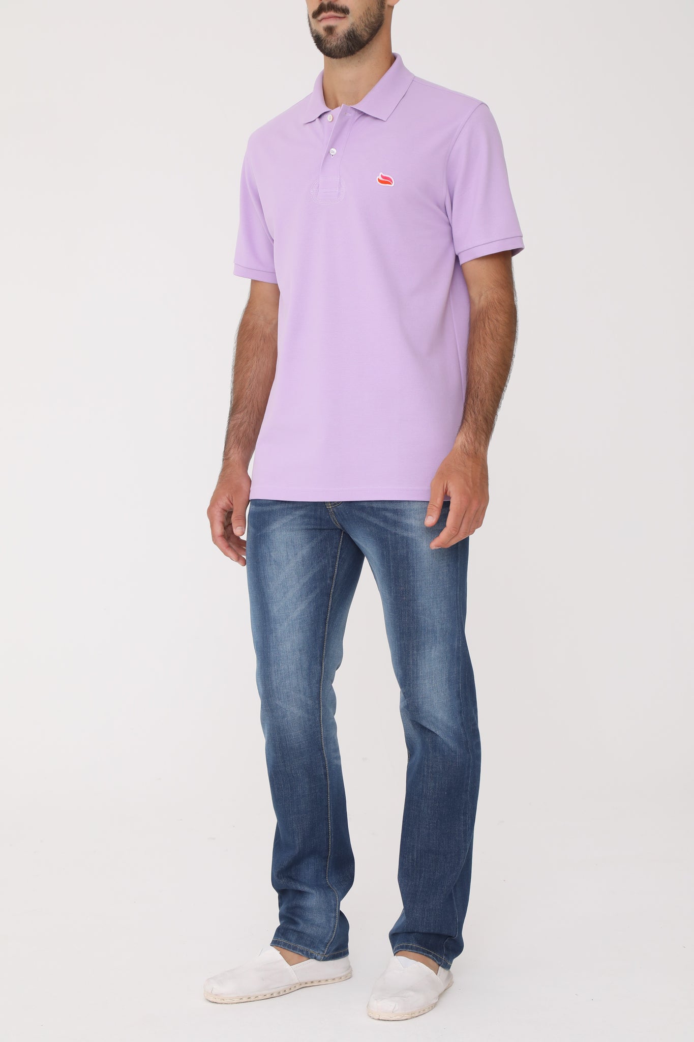 Knitted Polo Shirt Wisteria – Casablanca