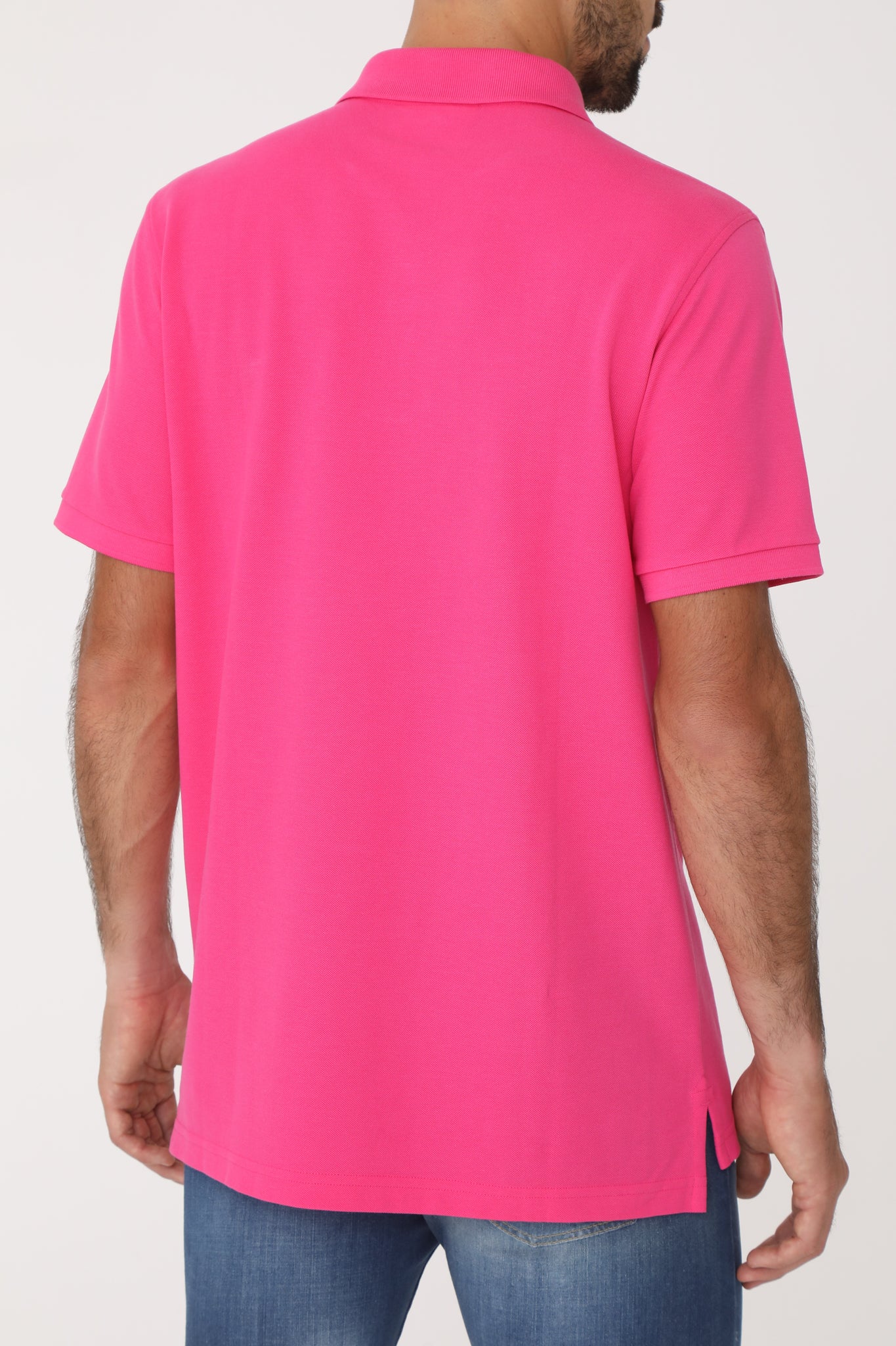 Knitted Polo Shirt Passion Pink – Casablanca