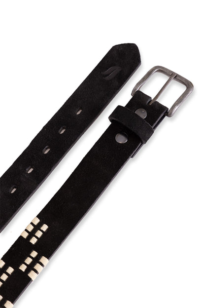 Brio Black Suede Belt