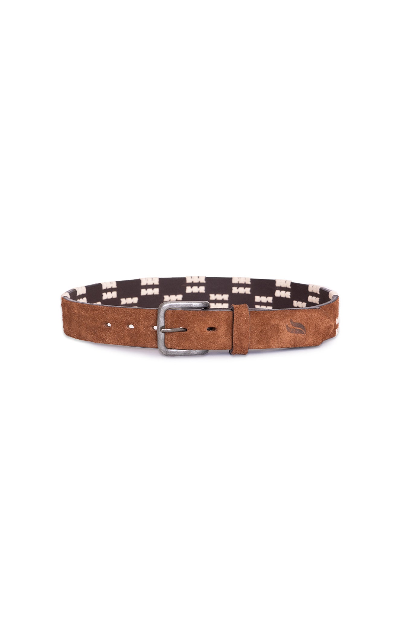 Brio Light Brown Suede Belt