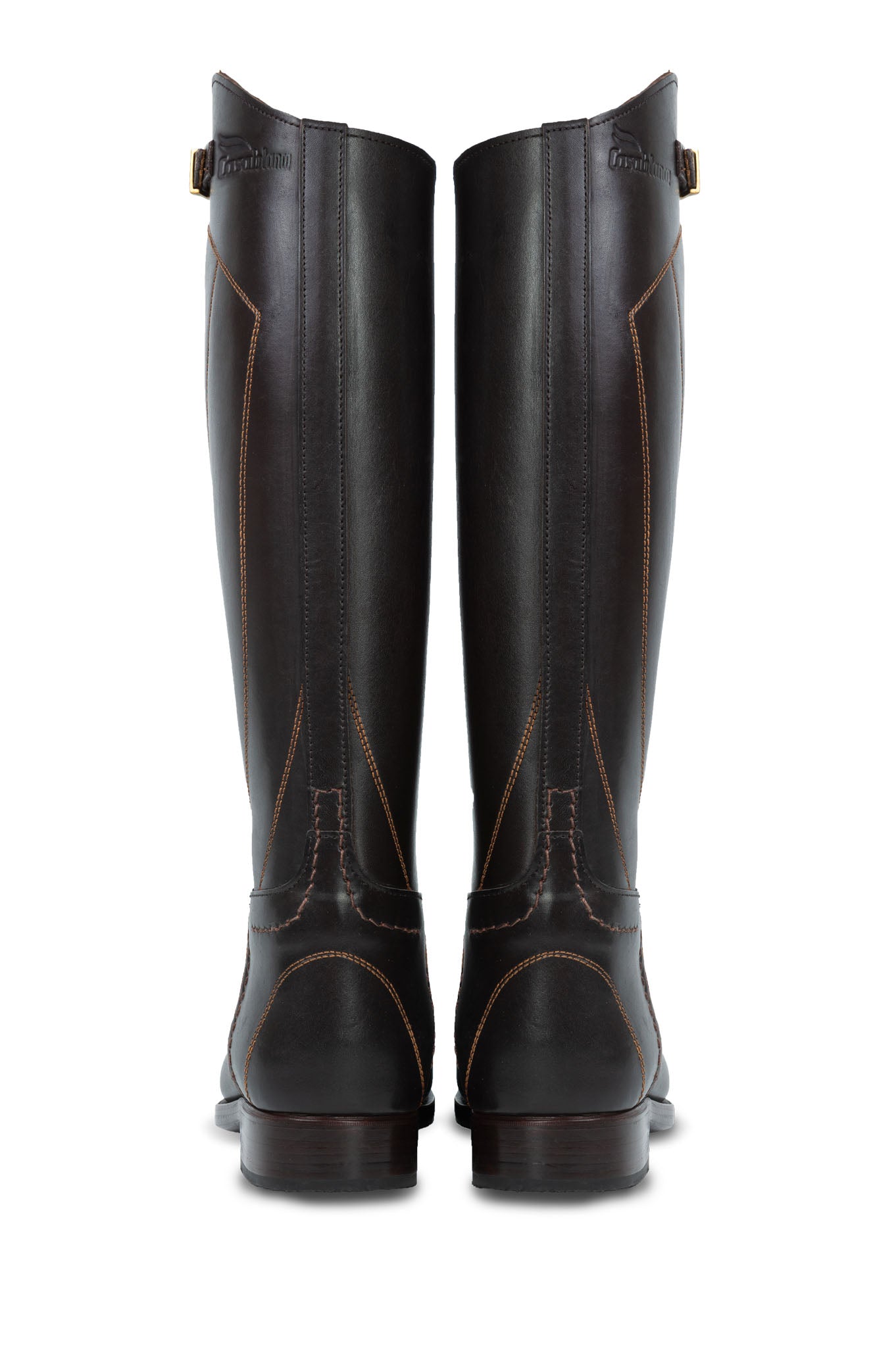 Custom Made D3O 3 Layer Boots Dark Brown Casablanca