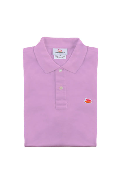 Knitted Polo Shirt Wisteria