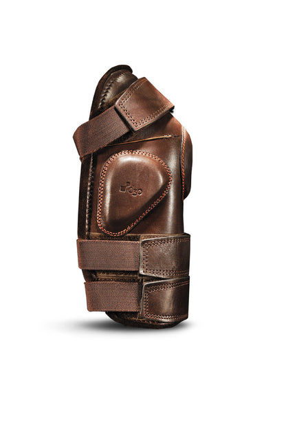 Large Velcro Kneeguards (Brown)