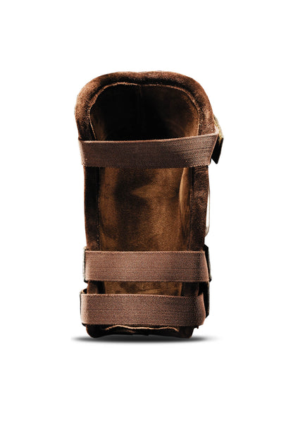 Large Velcro Kneeguards (Brown)