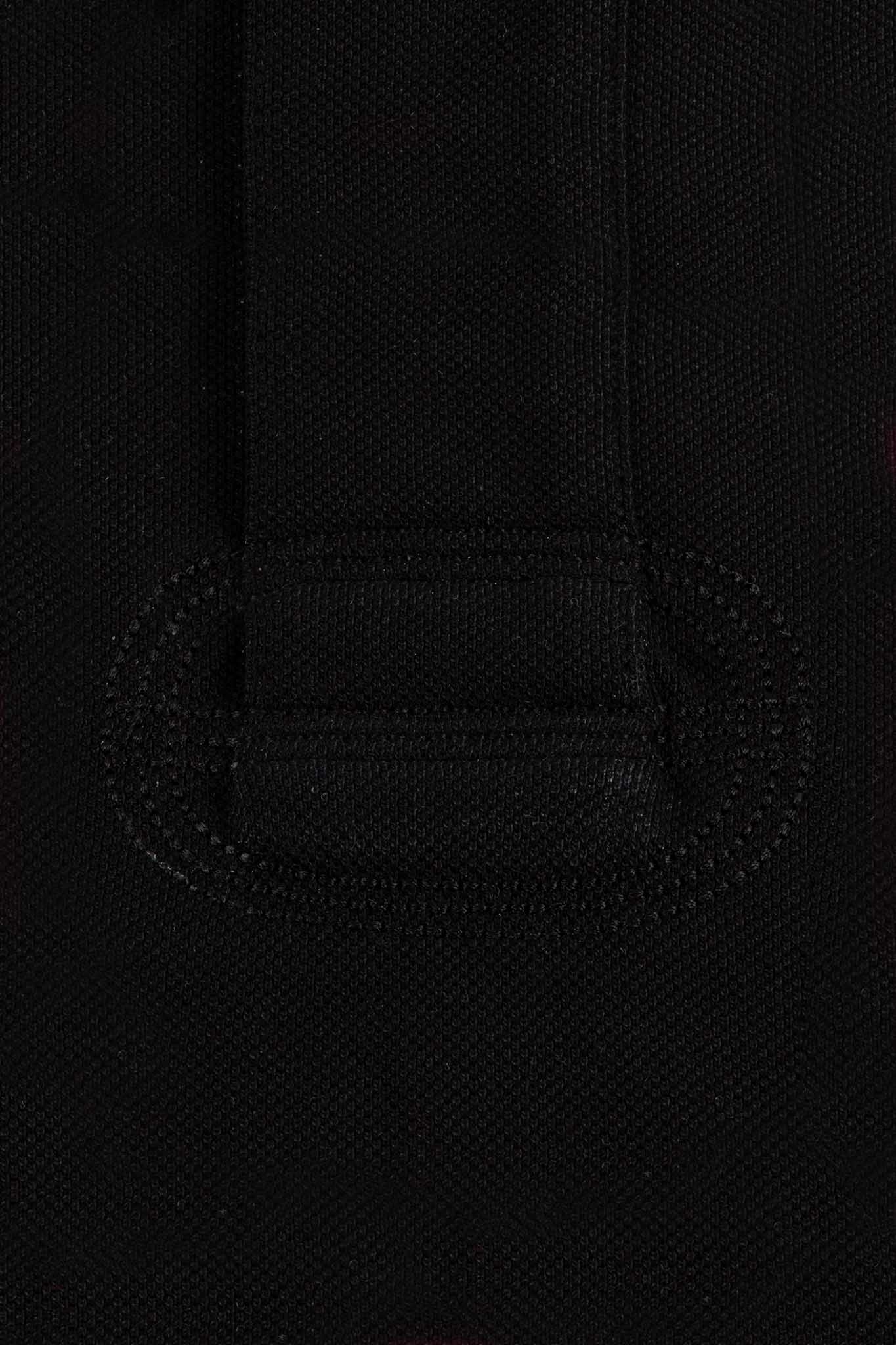 Knitted Polo Shirt Stallion Black