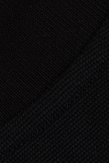 Knitted Polo Shirt Stallion Black